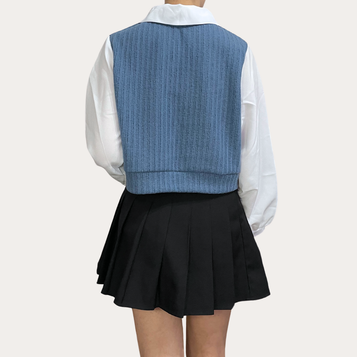 Classic 2 in 1 Collar Blouse